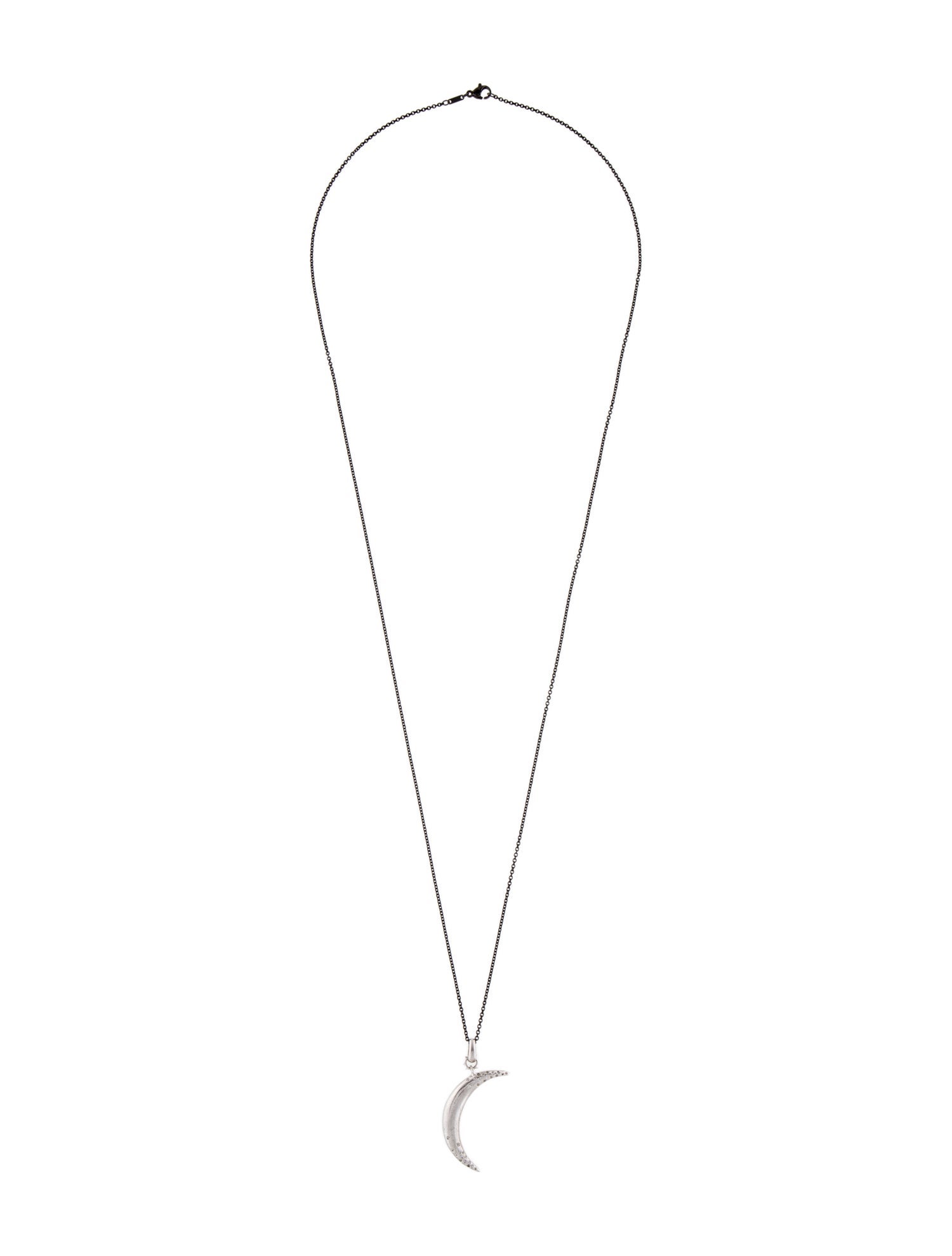 Monica Rich Kosann Sapphire Dream Moon Pendant Necklace