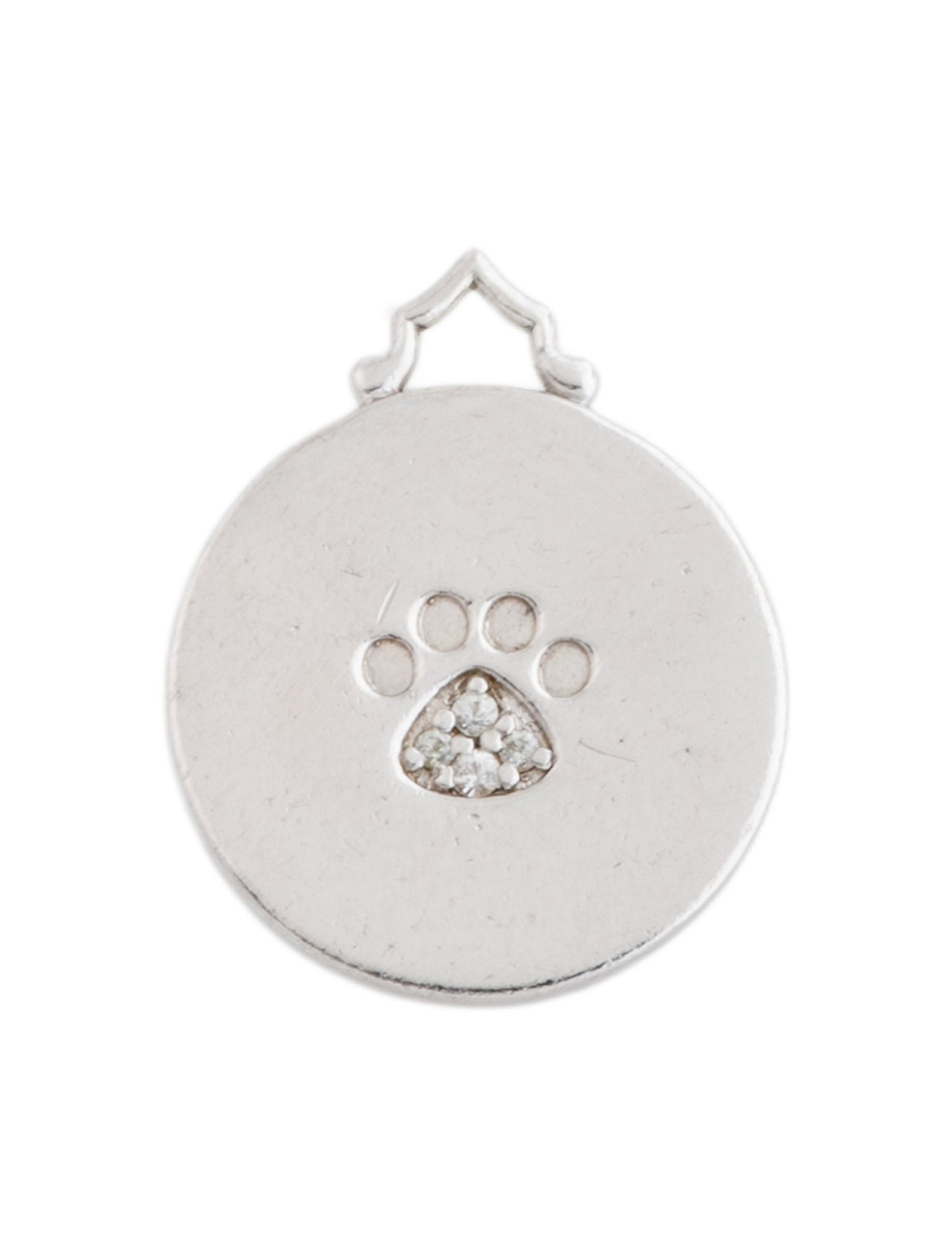 Monica Rich Kosann Sapphire Paw Print Charm