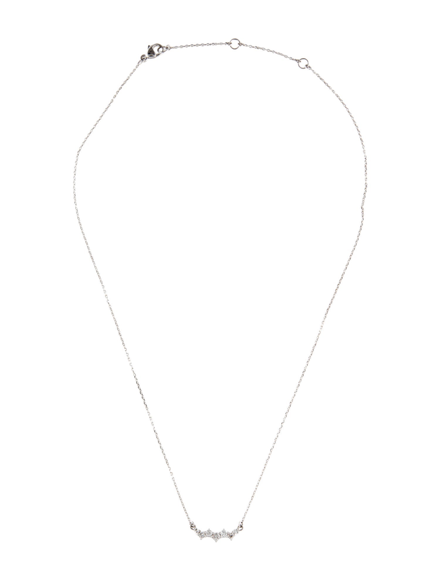 Monica Rich Kosann 18K Diamond Pendant Necklace