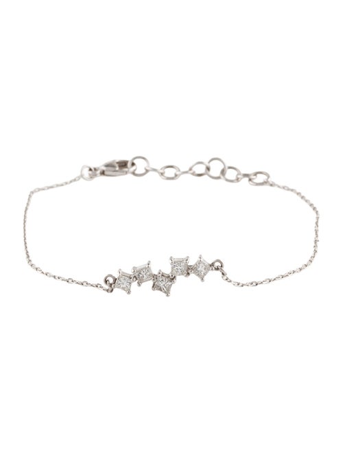 Monica Rich Kosann 18K Diamond Reborn Five Stone Bracelet