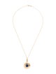 Monica Rich Kosann 18K Sapphire & Diamond Locket Necklace