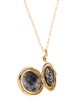 Monica Rich Kosann 18K Sapphire & Diamond Locket Necklace