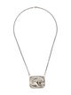 Monica Rich Kosann Sleeping Dog Locket Pendant Necklace