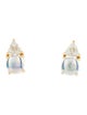 Monica Rich Kosann 18K Jelly Opal & Diamond Stud Earrings