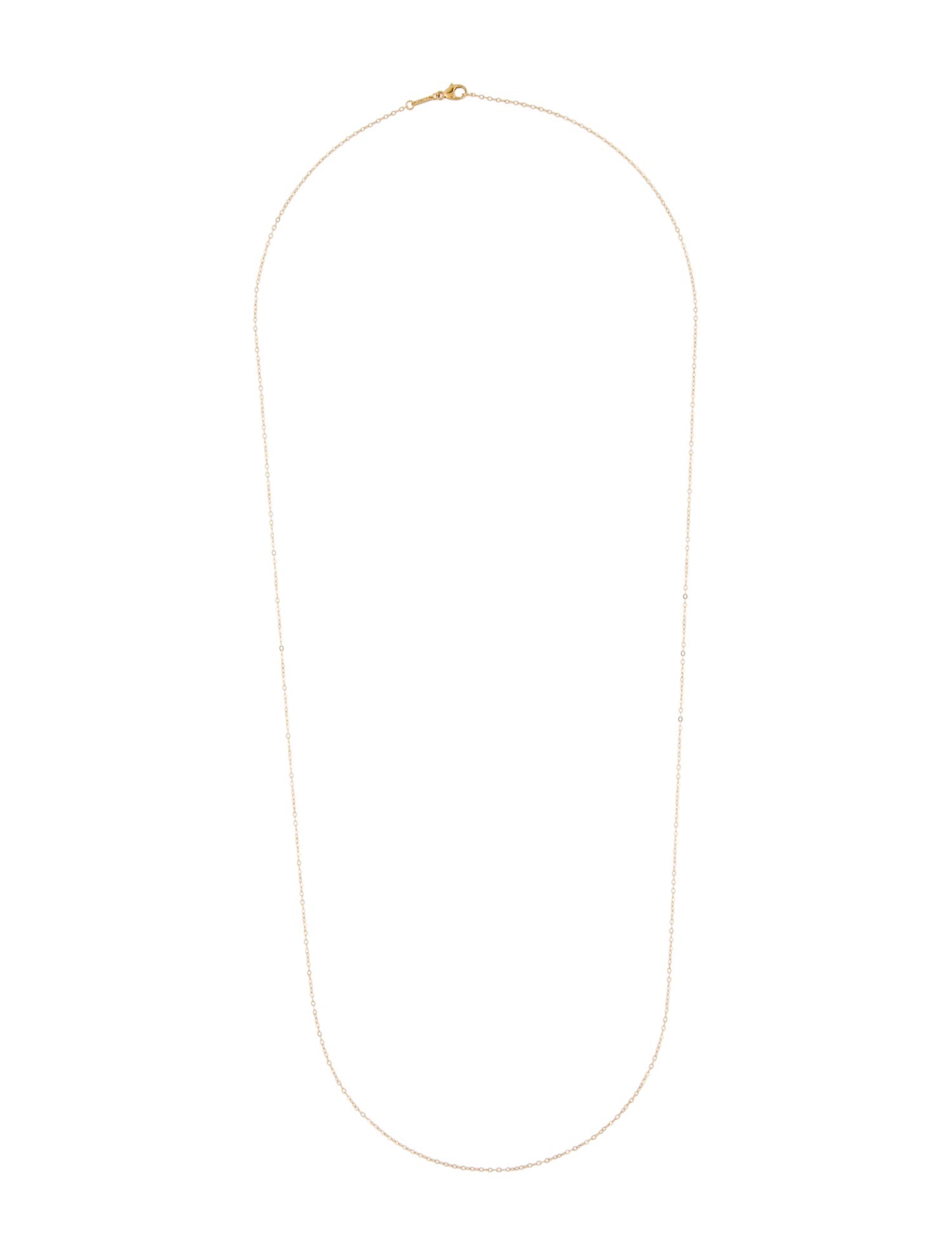 Monica Rich Kosann 18K Bobbie Diamond Cut Link Chain