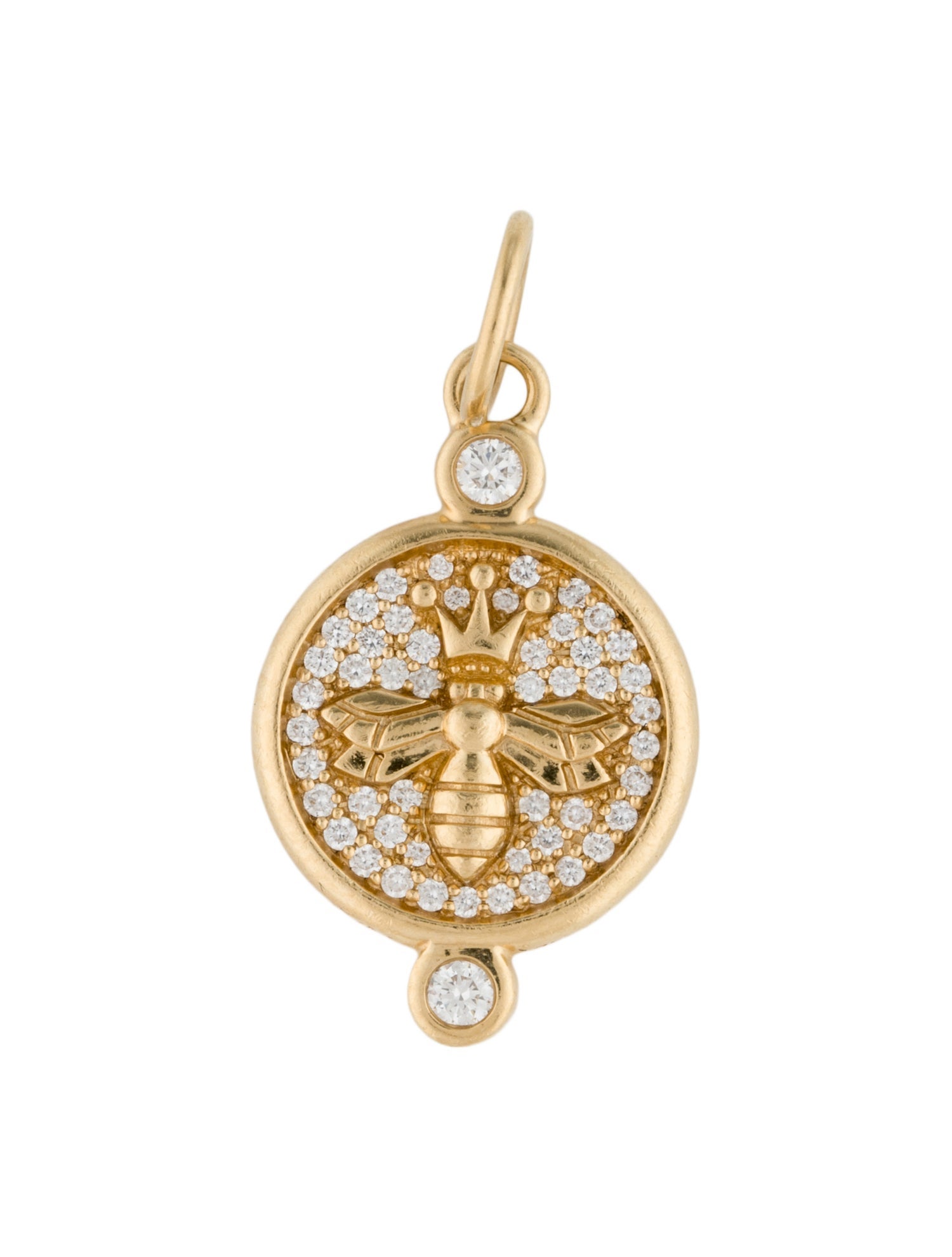 Monica Rich Kosann 18K Diamond Queen Bee Charm