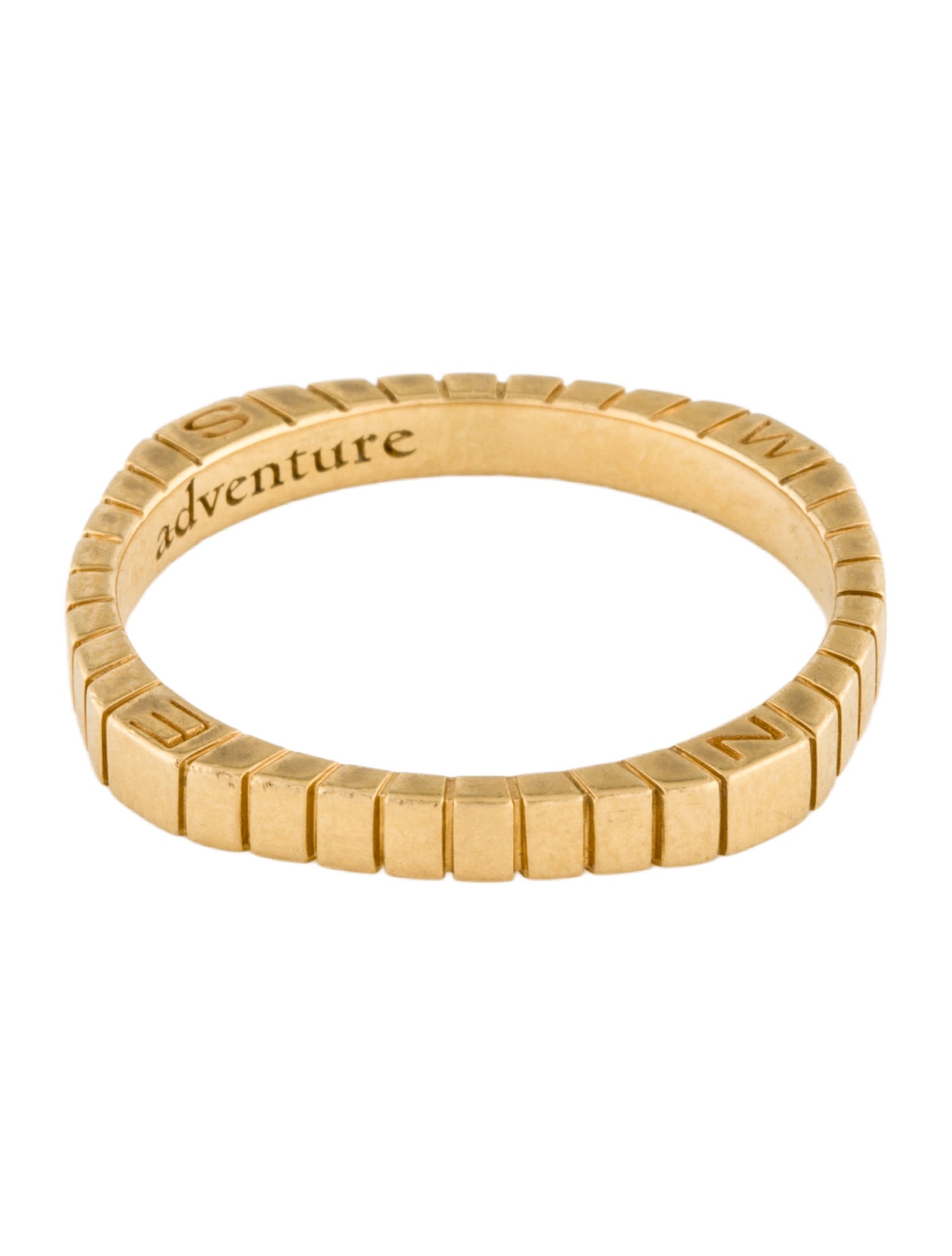 Monica Rich Kosann 18K 'Adventure' Poesy Ring