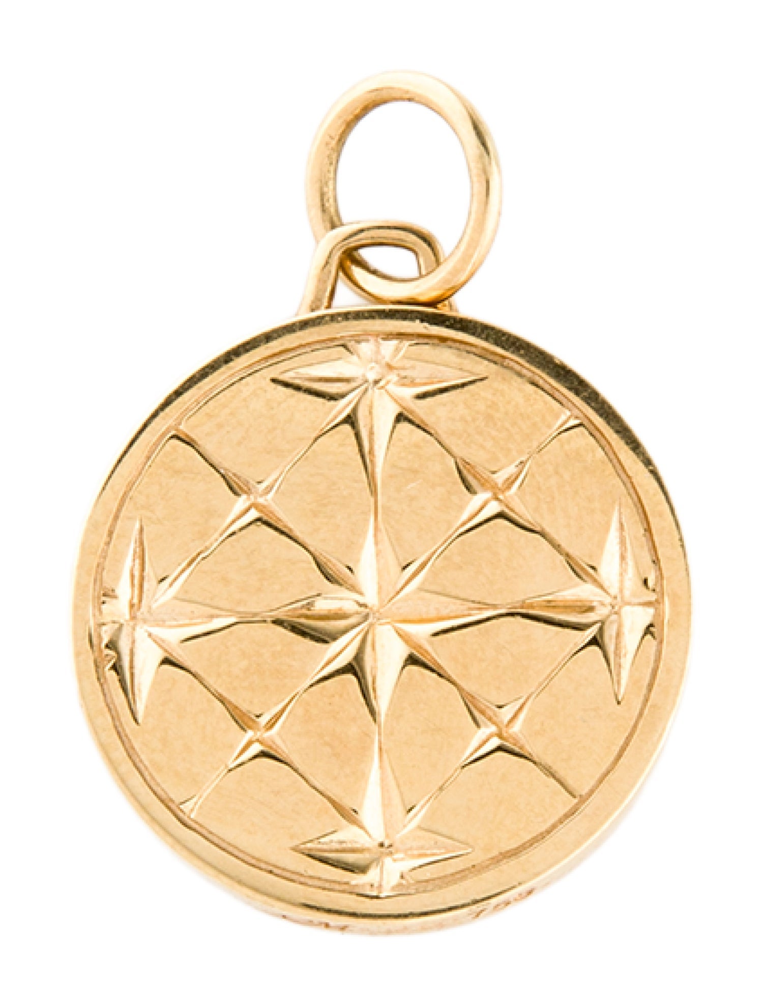 Monica Rich Kosann 18K Mosaic Half Locket