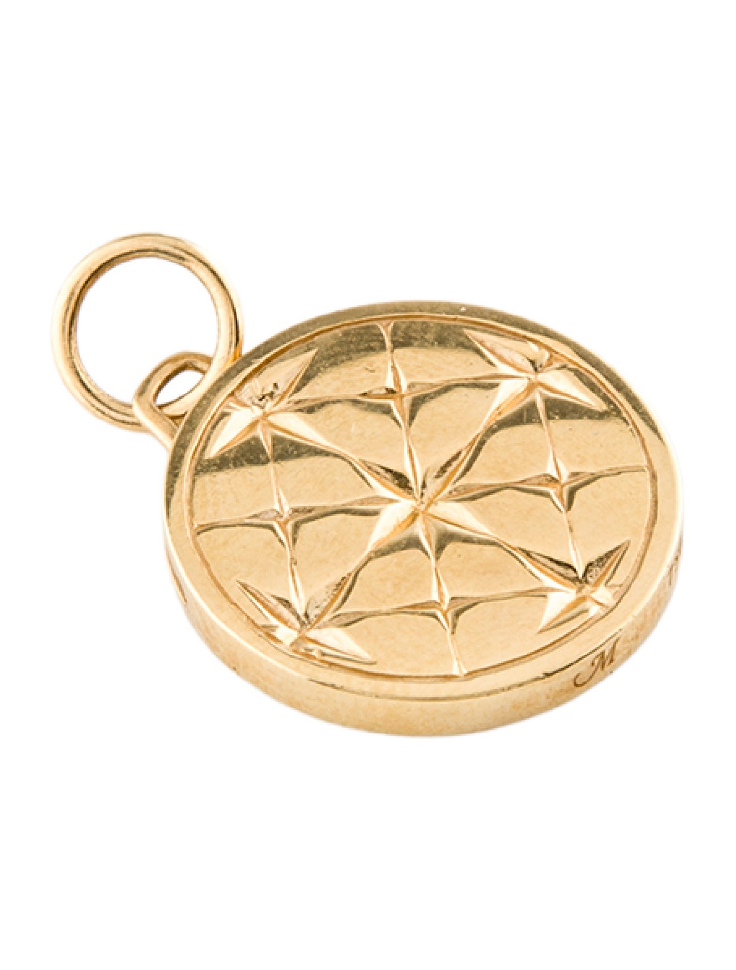 Monica Rich Kosann 18K Mosaic Half Locket
