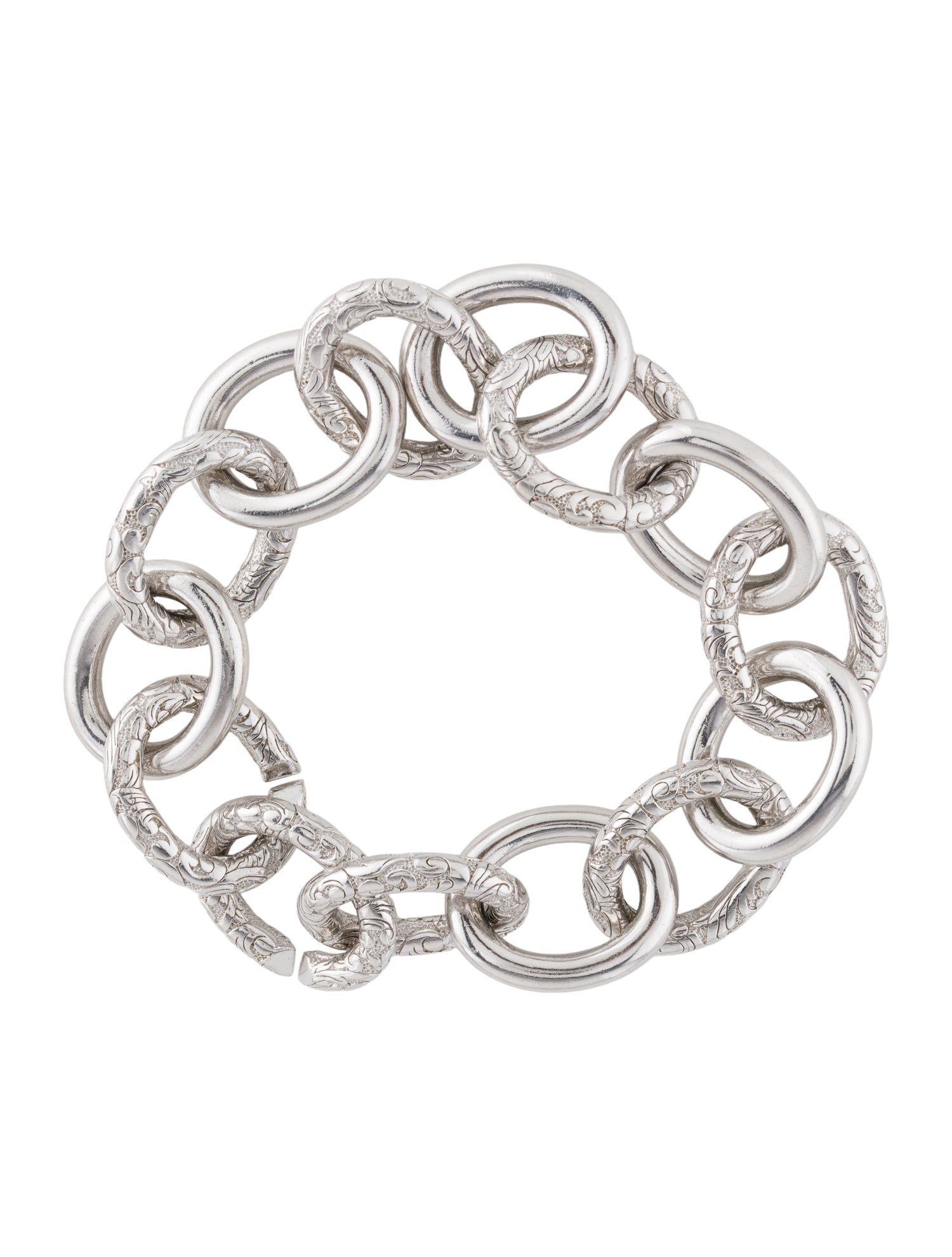 Monica Rich Kosann Floral Link Bracelet