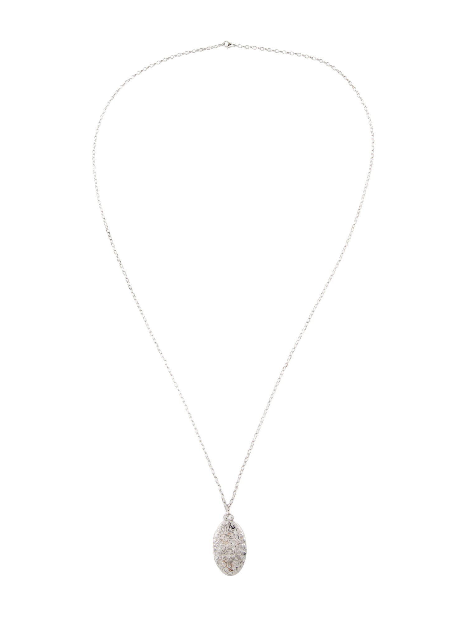 Monica Rich Kosann Medium Floral Locket Necklace