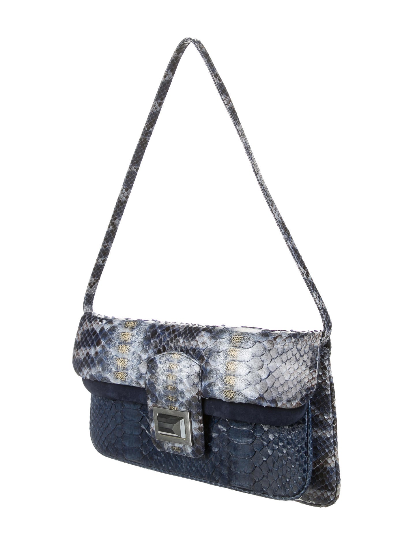 Kara Ross Python Shoulder Bag Handbags KRS20152 The RealReal