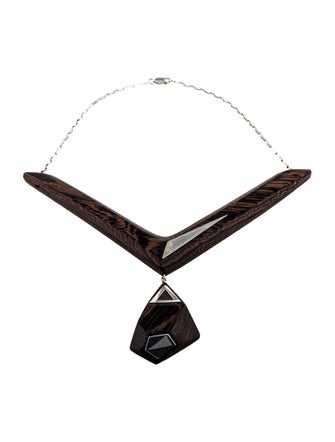 Kara Ross Ebony Pendant Necklace