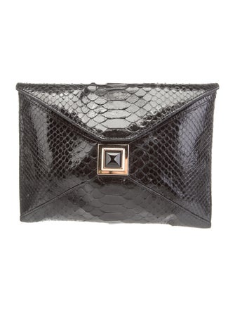 Kara Ross Python Clutch