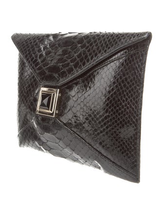 Kara Ross Python Clutch