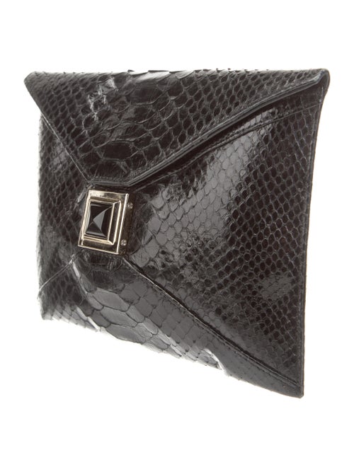 Kara Ross Python Clutch