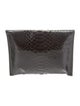 Kara Ross Python Clutch
