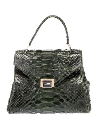 Kara Ross Python Top Handle Bag