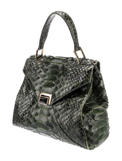 Kara Ross Python Top Handle Bag