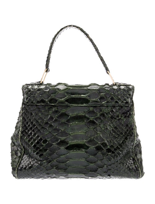 Kara Ross Python Top Handle Bag