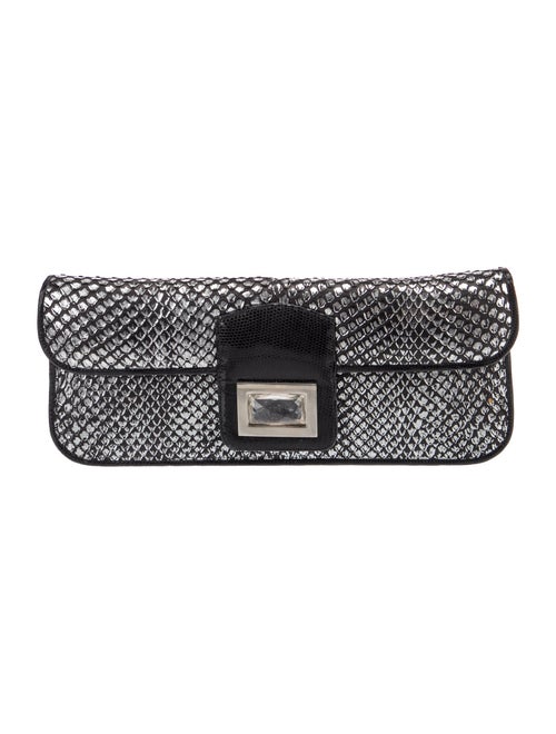 Kara Ross Python Clutch