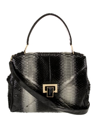 Kara Ross Python Top Handle Bag