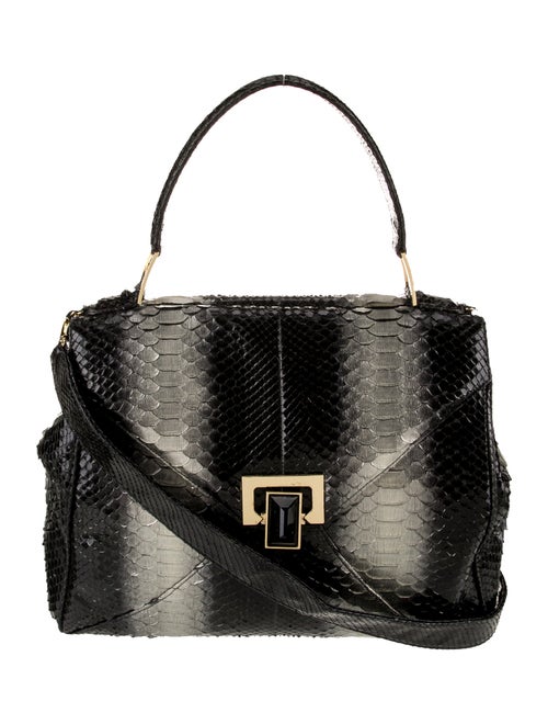 Kara Ross Python Top Handle Bag