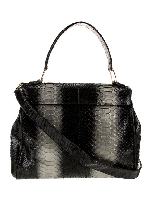 Kara Ross Python Top Handle Bag