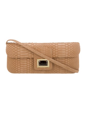 Kara Ross Python Shoulder Bag