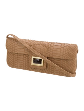 Kara Ross Python Shoulder Bag