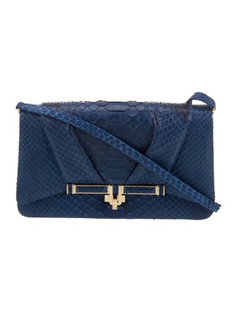 Kara Ross Python Shoulder Bag