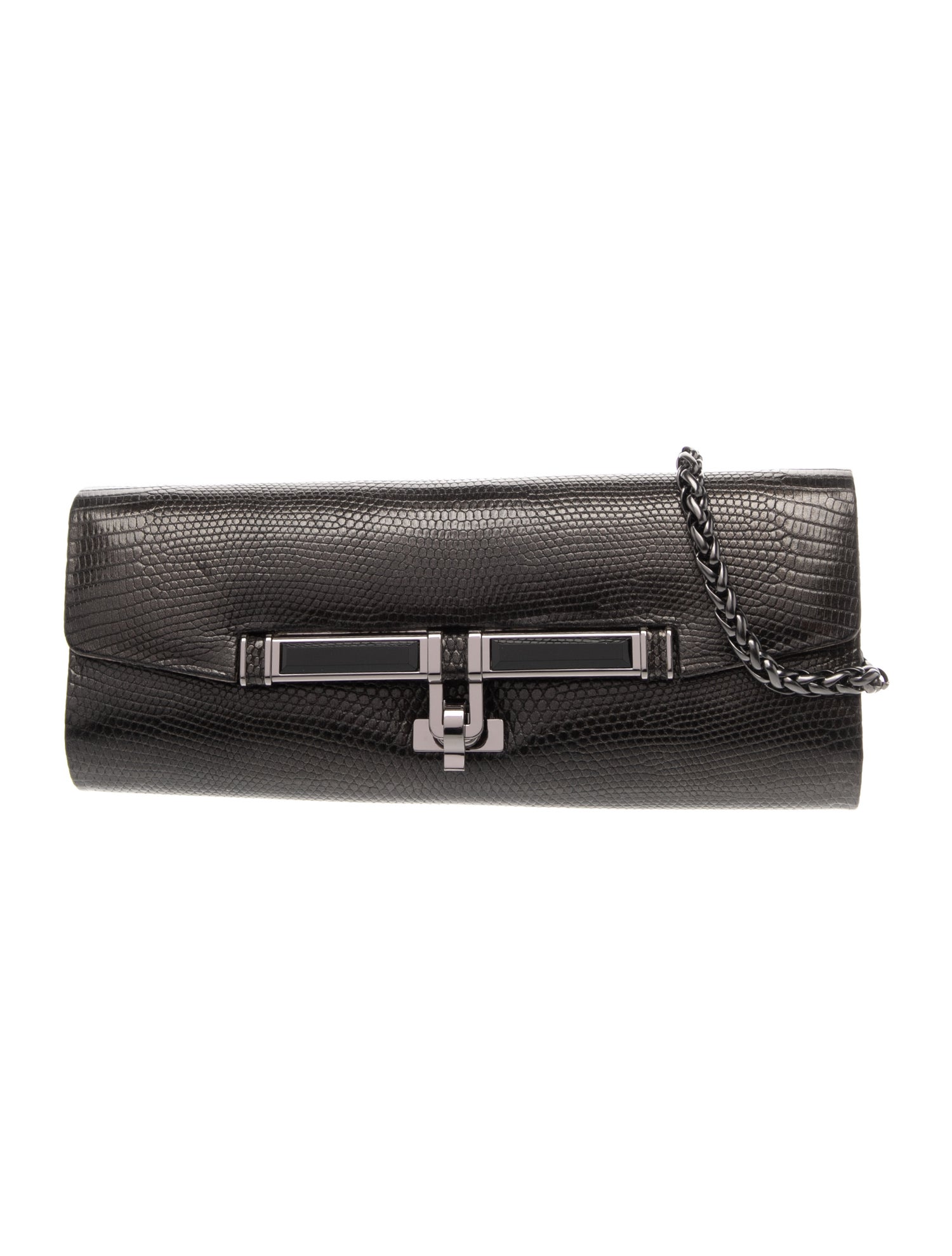 Kara Ross Leather Clutch