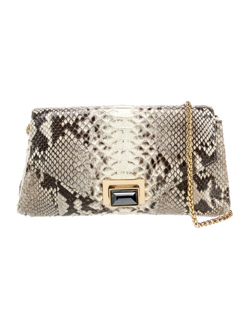 Kara Ross Python Clutch