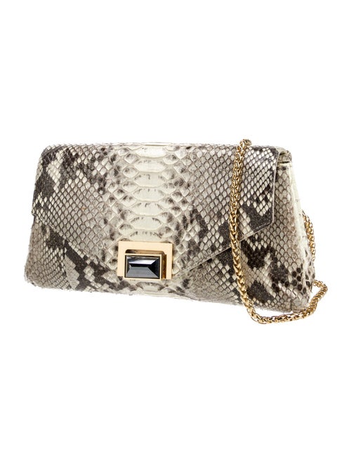 Kara Ross Python Clutch