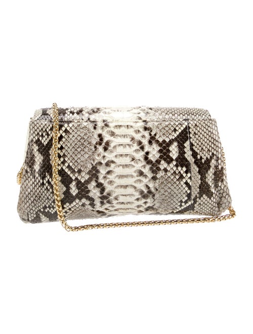 Kara Ross Python Clutch