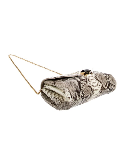 Kara Ross Python Clutch