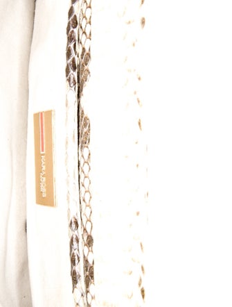 Kara Ross Python Clutch