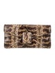 Kara Ross Python Clutch