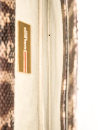Kara Ross Python Clutch