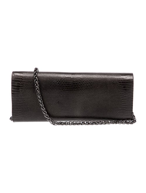 Kara Ross Embossed Leather Clutch