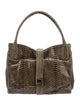 Kara Ross Python Top Handle Bag