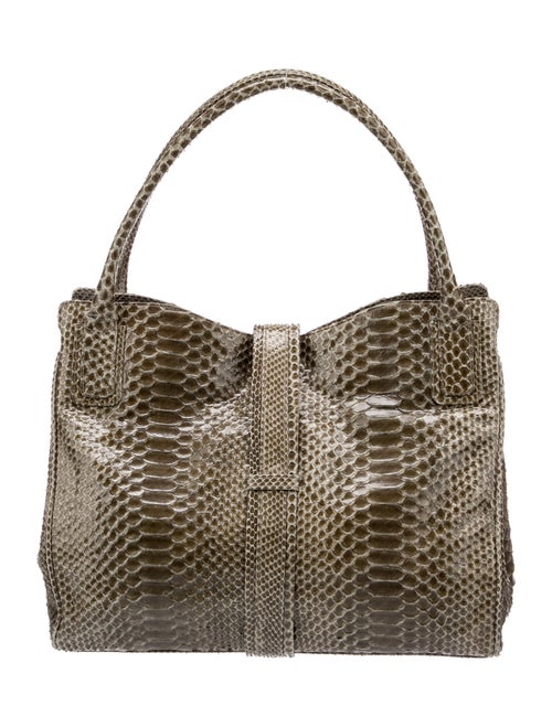 Kara Ross Python Top Handle Bag