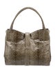 Kara Ross Python Top Handle Bag