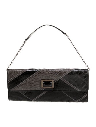 Kara Ross Python Shoulder Bag