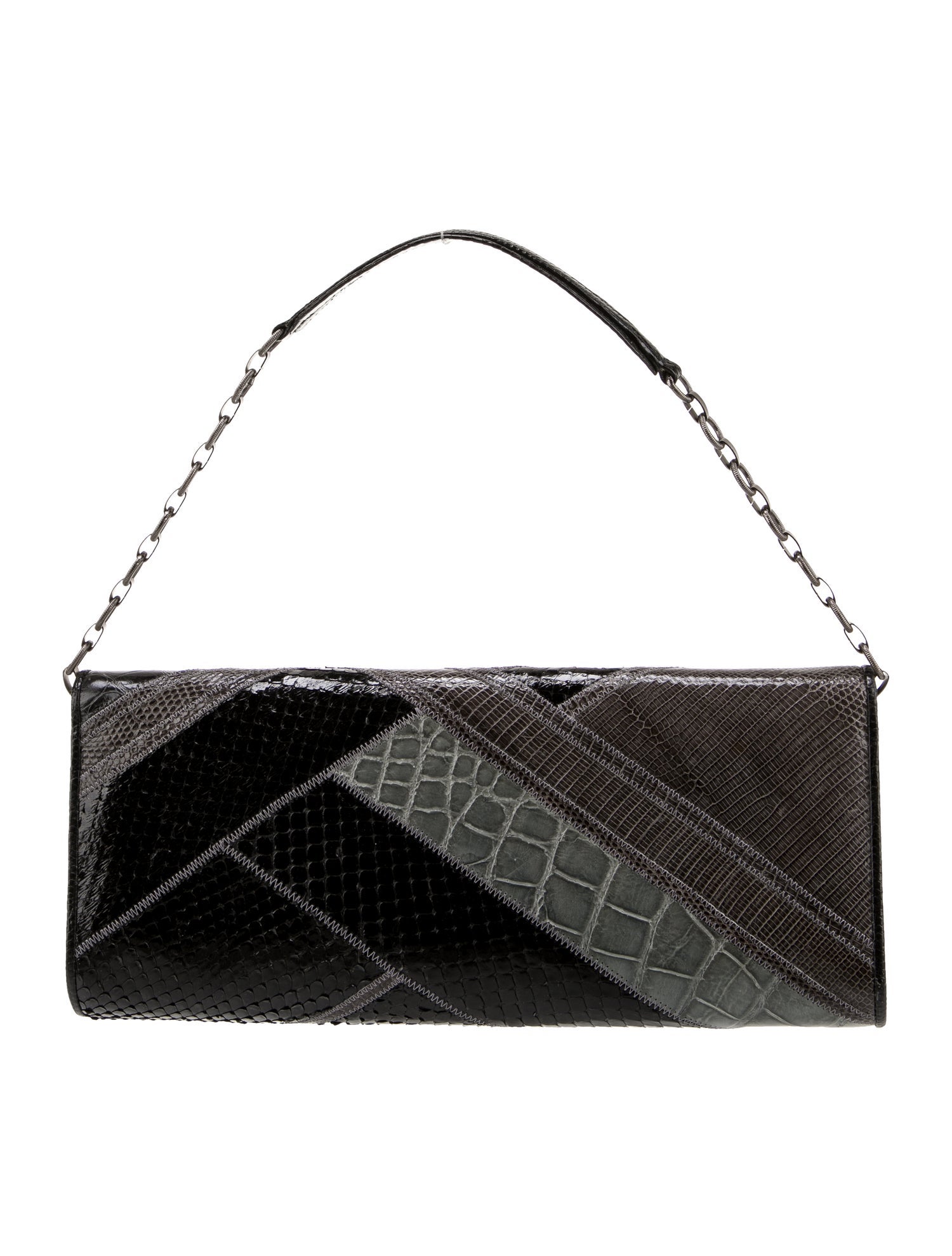 Kara Ross Python Shoulder Bag