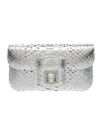 Kara Ross Snakeskin Clutch
