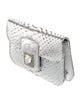 Kara Ross Snakeskin Clutch