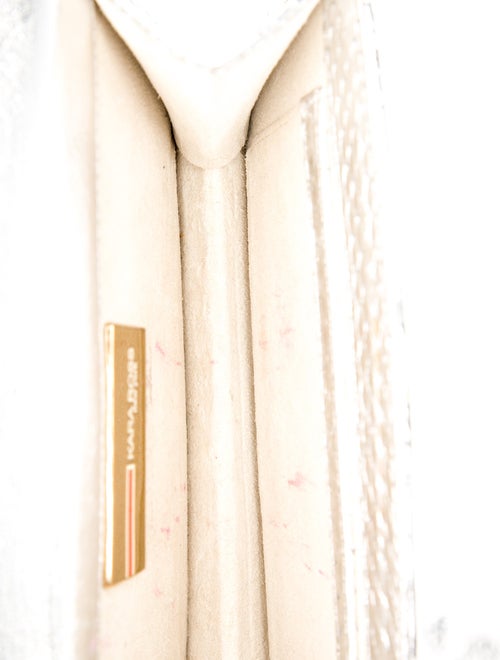 Kara Ross Snakeskin Clutch