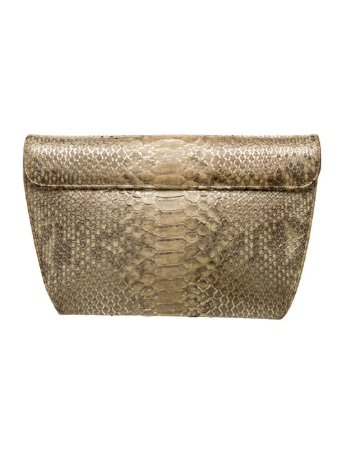 Kara Ross Python Clutch