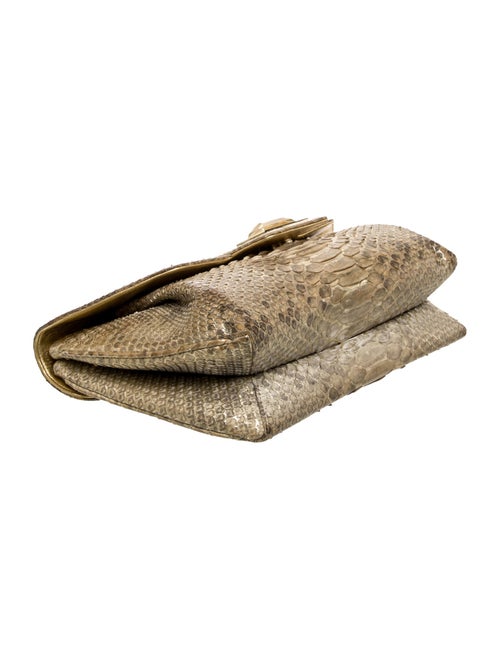 Kara Ross Python Clutch